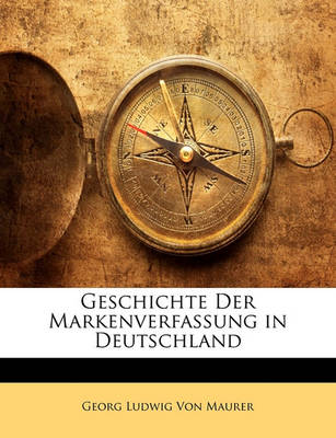 Book cover for Geschichte Der Markenverfassung in Deutschland