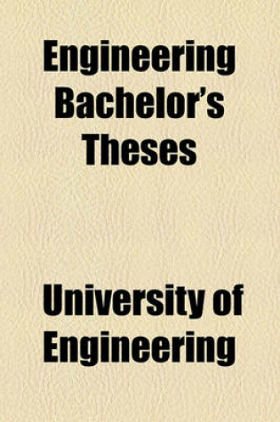 Cover of Bachelor's Theses