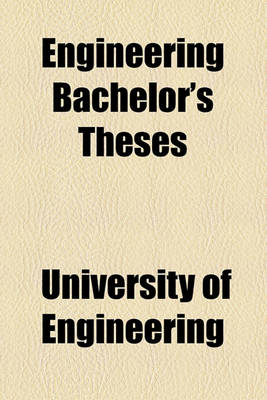Book cover for Bachelor's Theses