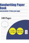 Book cover for Handwriting Paper Book (Intermediate 11 lines per page)