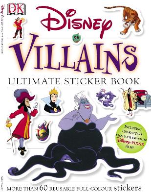 Book cover for Disney Villains Ultimate Sticker Book