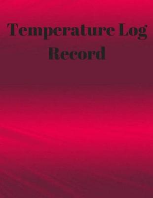 Book cover for Temperature Log Record