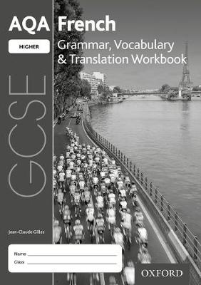 Book cover for AQA GCSE French Higher Grammar, Vocabulary & Translation Workbook (Pack of 8)