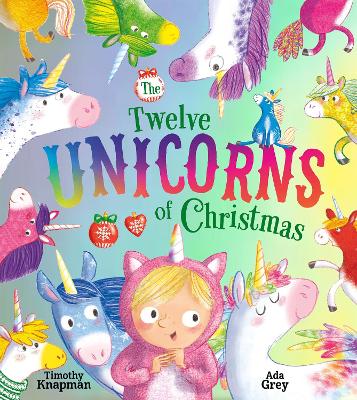 Book cover for The Twelve Unicorns of Christmas