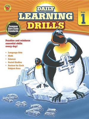 Book cover for Daily Learning Drills, Grade 1