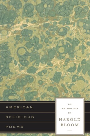 Cover of American Religious Poems: An Anthology by Harold Bloom