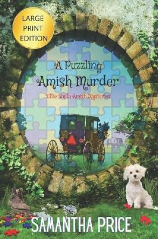 Cover of A Puzzling Amish Murder LARGE PRINT