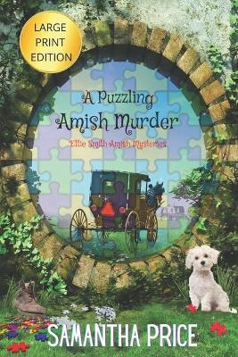 Book cover for A Puzzling Amish Murder LARGE PRINT