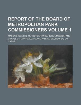 Book cover for Report of the Board of Metropolitan Park Commissioners Volume 1