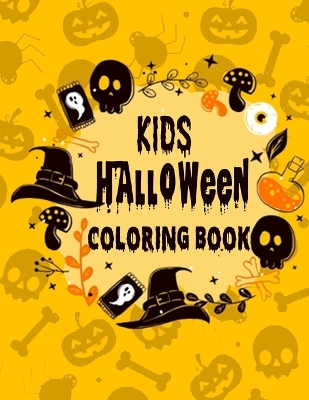 Book cover for Halloween Coloring Book for Kids