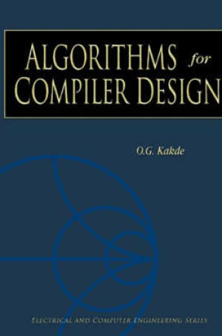 Cover of Algorithms for Compiler Design