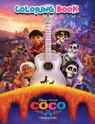 Book cover for Coco coloring book