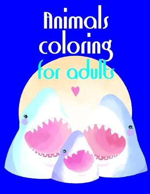 Cover of Animals coloring for adults