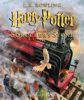 Book cover for Harry Potter and the Sorcerer's Stone: The Illustrated Edition