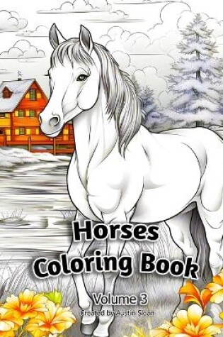 Cover of Horses Coloring Book