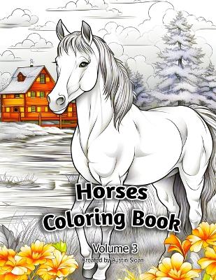 Cover of Horses Coloring Book