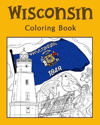 Book cover for Wisconsin Coloring Book
