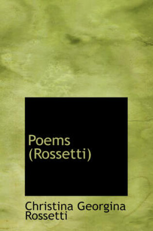 Cover of Poems (Rossetti)