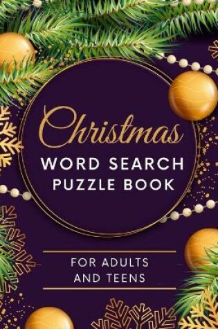 Cover of Christmas Word Search Puzzle Book