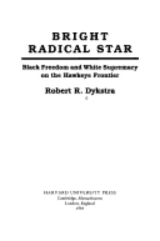 Cover of Bright Radical Star