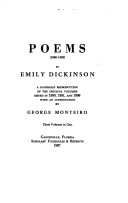 Book cover for Poems, 1890-1896