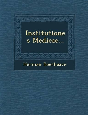 Book cover for Institutiones Medicae...