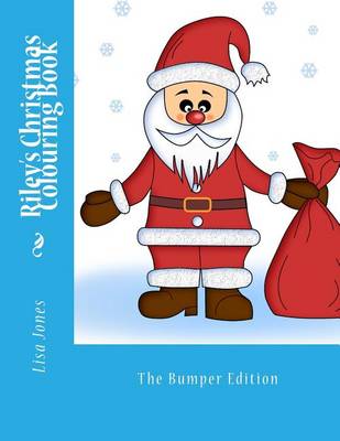 Book cover for Riley's Christmas Colouring Book