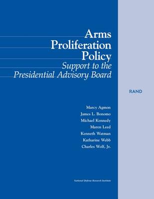 Book cover for Arms Proliferation Policy