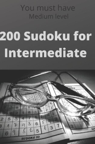 Cover of 200 Sudoku for Intermediate