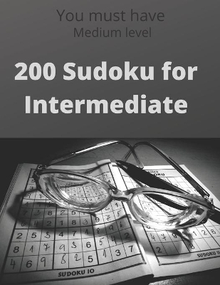Book cover for 200 Sudoku for Intermediate