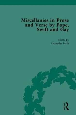 Cover of Miscellanies in Prose and Verse by Pope, Swift and Gay