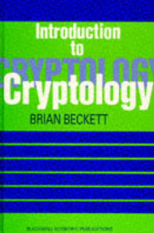 Cover of Introduction to Cryptology
