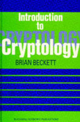 Book cover for Introduction to Cryptology