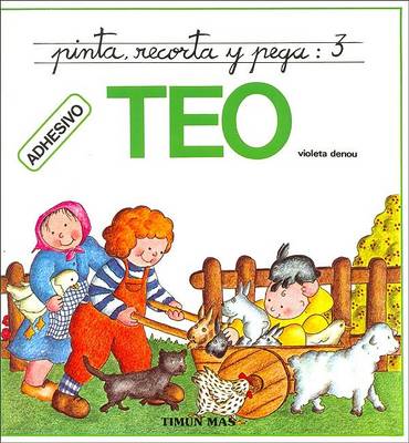 Book cover for Pinta, Recorta y Pega Teo