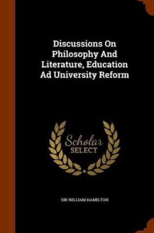 Cover of Discussions on Philosophy and Literature, Education Ad University Reform