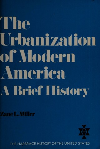 Book cover for Urbanization of Modern America