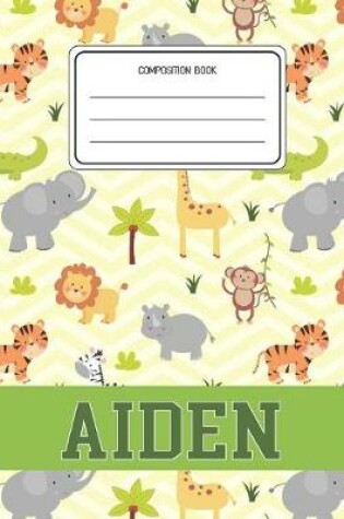 Cover of Composition Book Aiden