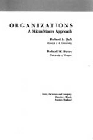 Cover of Organizations