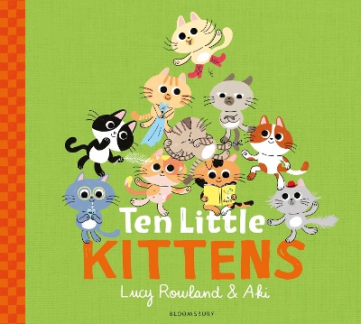 Book cover for Ten Little Kittens