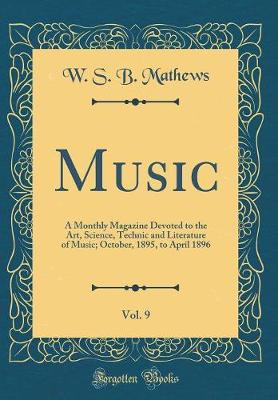 Book cover for Music, Vol. 9