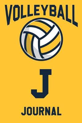 Book cover for Volleyball Journal J