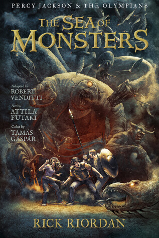 Book cover for Percy Jackson and the Olympians: Sea of Monsters, The: The Graphic Novel