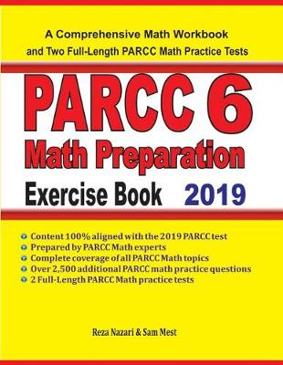 Book cover for PARCC 6 Math Preparation Exercise Book