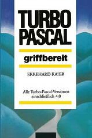 Cover of Turbo-Pascal griffbereit