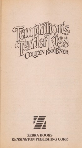 Book cover for Temptation's Tender Kiss