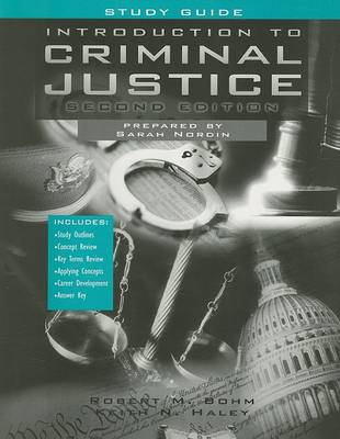 Cover of Introduction to Criminal Justice with Study Guide