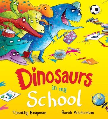Book cover for Dinosaurs in My School (NE)