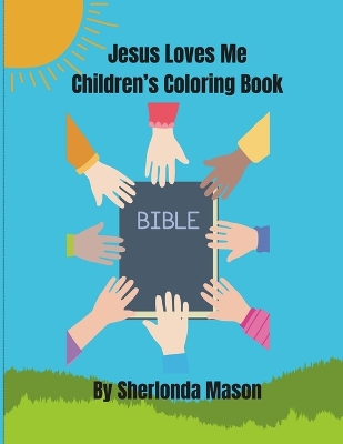 Book cover for Jesus Loves Me Children's Coloring Book