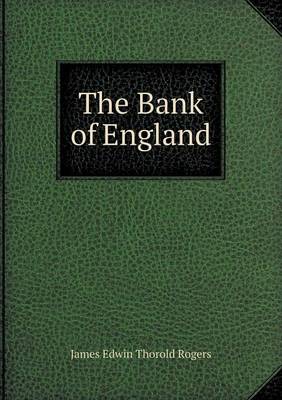 Book cover for The Bank of England