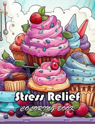 Book cover for Sweet Cupcakes Coloring Book